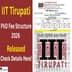 IIT Tirupati PhD Fee Structure 2026 Released @iittp.ac.in, Check Detailed Fee Here
